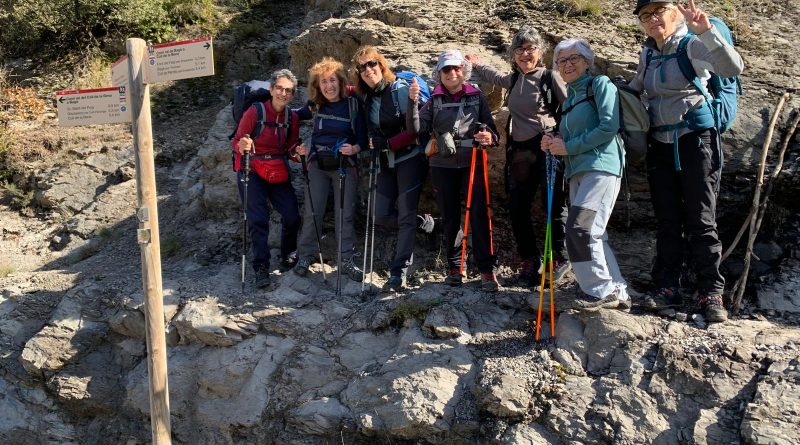 Dones i 3000, ascensions a 100 cims. CAP DE LA BOIXASSA 1820m, des de Bagà pels Empedrats i refugi Sant Jordi. (06-04-2025)